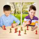 ArtCreativity 2.5 Inch Mini Fireman Figurines for Kids- Set of 12- Free Standing Firefighter Toys Figures- Birthday Party Favors for Boys and Girls, Goody Bag Fillers, Cake Toppers and Decorations