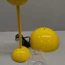 Modern Mushroom Table Lamp Vintage Table lamp,Art Deco Indoor Lighting Fixture for Bedroom Living Room House Home Bedside Nightstand Office Kids Family (Yellow)