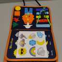 Toddler Busy Board Montessori Toys: for Toddlers 1-3 Year Old Educational Activity Book Sensory Board Travel Toy Ages 3-4 3-5 Learning Fine Motor Skills Preschool Quiet Book Gift for Boys Girls Kids