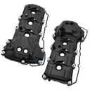 SMMS Left & Right Engine Valve Cover with Gasket and Bolt for Ford F-150, for Explorer, for Edge, for Taurus, for Mustang, for Lincoln MKX V6 3.5L 3.7L 2011-2019 Replaces OE: BR3Z6582G+BR3E6K271FG