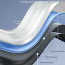 Windshield Sun Shade Umbrella for Chevrolet Suburban/Tahoe 2021-2024, GMC Yukon 2021-2023, Cadillac Escalade 2021-2023. Foldable Umbrella Sunshade with Silver Heat Shield UDS