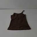 MISS MOLY Women's Camisole Top Shapewear Tummy Control Seamless Body Shaper Tank with Adjustable Spaghetti Straps, Extra Large, Brown 
