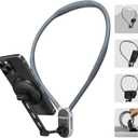 Magnetic Neck Phone Holder for Recording, Hands-Free POV/Vlog Video Filming, Content Creator Essentials for Indoor/Outdoor, Cooking/Riding, 4 in 1 Neck Mount for iPhone Cell Phone Android (650mm)