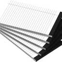 5x8 Legal Pads Writing Pad Note Pads, 5 Pack College Ruled Lined Paper Pad, White Perforated Notebook, Premium Notepads for School Office Home, 30 Sheets/Pack
