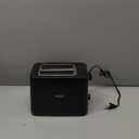 bella 2 Slice Toaster with Auto Shut Off, Extra Wide Slots & Removable Crumb Tray and Cancel, Defrost & Reheat Function, Toast Bread, Bagel & Waffle, Black