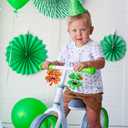 36 Sets St. Patrick's Day Irish Lucky Shamrock Ornaments Decorations DIY St. Patrick's Day Craft Kits Foam Shamrock Four-Leaf Clover Shaped Ornaments for Kids Classroom Activity Luck Gift Art Project