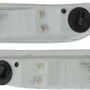 Silscvtt 2Pcs Fog Lights Replacement for Sienna 2004 2005 Clear Lens Fog Light W/Bulbs 81210AE010 81220AE010 Left+Right Side