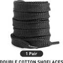 15MM Shoelaces for Mihara Sneakers, Fat Jumbo Flat Thick Polyester Shoe Laces Replacement Strings