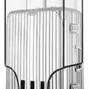 Clear Suitcase Cover - 20 22 24 26 28 30 Inch PVC Waterproof Luggage Cover - Top and Side Handle Gap Suitcase Protector (20 Inch)