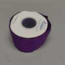 Ribbli Purple Glitter Wired Ribbon, Halloween Purple with Metallic Edge, Christmas Ribbon for Wreath, ChritmasTree Decoration, Gift Wrapping, Home Decor, 2-1/ 2 Inch x 10 Yards