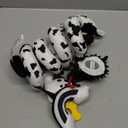 Spiral Car Seat Baby Toys 0-6 Months, Infant Carseat High Contrast Sensory Toys Hanging Stroller Accessories, Newborn Shower Gifts for Baby Boys Essentials Stuff, Cute Black and White Cow