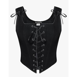 Scarlet Darkness Renaissance Corset Tops for Women Vintage Lace Up Overbust Bustier Bodice 8