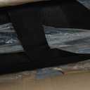 HOPERAN Heated Stadium Seats for Bleachers with Back Support Wide Cushion, Extra Portable Bleacher Seat Foldable Stadium Chair, USB 3 Levels of Heat, Pockets for Outdoor Indoor Sports 25" Black, 2 Pcs