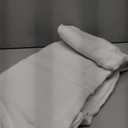 MYSKY HOME Sofa Covers for 2 Cushion Couch L Shaped Couch Cover Washable Couch Cover with Tassels Boho Couch Covers Non Slip Super Universal Soft Sofa Slipcover for Kids, Dogs, Pets, 71"x118", White