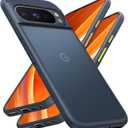 TORRAS Shockproof Designed for Google Pixel 9 Pro Case/Pixel 9 Case [16Ft Military Grade Drop Tested] Translucent Slim Protective Anti-Scratch Anti-Fingerprint Phone Case for Pixel 9/9 Pro 2024, Black