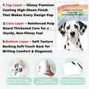 3 x Loss of Dog Sympathy Gift Dog Bereavement Gift & Pet Loss Sympathy Card for Dog Passing Away