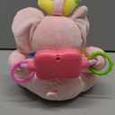 Baby Bilingual Musical Elephant Stuffed Animals Toys,Infant Early Learning Toy with Light-Up Music & Crinkle,Tummy Time Toys for 0 3 6 9 12+ Months for Baby Boy Girl Gift,Pink