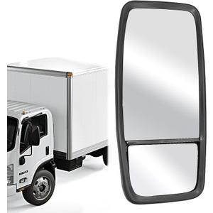 8980493150 Side Door Mirror Left Driver Side Fit for 2007-2023 ISUZU NPR NPR-HD NPR-XD NQR NRR for 2008-2023 Chevy GMC W3500 W4500 W5500, Truck Rear View Mirror (Left)