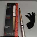 Remington Shine Therapy Argan Oil & Keratin Infused -1 Inch Tapered Curling Wand for Natural Curls, Includes Heat Glove (Champagne)