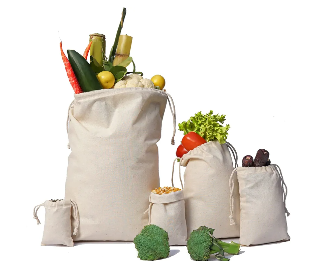 Cotton Muslin Bags, 100% Organic Cotton with Double Drawstring. Premium Quality Reusable Eco-Friendly Natural Muslin Bags. (50, 18 x 20 Inches) Cotton Muslin Bags, 100% Organic Cotton with Double Drawstring. Premium Quality Reusable Eco-Friendly Natural Muslin Bags. (50, 18 x 20 Inches)