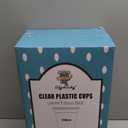 Lilymicky 300 Pack 10 oz Clear Plastic Cups, PET Disposable Drinking Cups Perfect for Birthday Parties, Ceremonies, Events