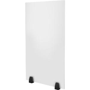 Office Desk Divider 2 pcs, Acrylic Desk Privacy Panels, Frosted Glass Privacy Divider on Desk Partition, 30" x 18"
