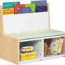 Delta Children - GapKids Reading Nook with Padded Bench - Greenguard Gold Certified, Pastel, 24"W x 15.75"D x 21.65"H