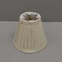 Royal Designs, Inc. CS-841EG Pleated Empire Chandelier Shade, 3 x 6 x 5, Eggshell