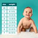 Pampers Diapers - Baby Dry - Size 0, 104 Count, Absorbent Disposable Newbort Diaper