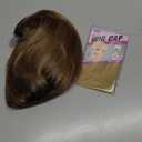 RENERSHOW Ombre Blonde Highlight Short Wigs for Women Mixed Blonde Layered Short Hair Wig with Bangs Cute Natural Synthetic Wig