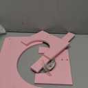 Bamboo Toilet Stool, 7" Toilet Stool Squat Adults Kids, Portable Simple Curve Squat Toilet Potty Stool, Non-Slip Poop Stool for Bathroom, Improve Squatting Posture and Comfort (Pink) (7inch (1 Pack))