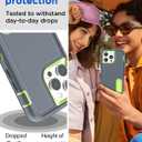 AICase for iPhone 15 Pro Max Case Built-in Stand with Glass Screen Protector,Heavy Duty Drop Protection Full Body Rugged Shockproof Military Protective Tough Durable for iPhone 15 Pro Max 6.7"_7