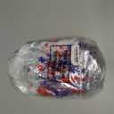 Kosiz 24 Pcs Patriotic Gift Bags Patriotic Party Favors Red White Blue American Star Clear PVC Gift Bags, Memorial Day Independence Day 4th of July with Handle for USA Party Supplies