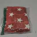4th of July Pillow Covers 16x16 Set of 2, Red Independence Day Stars Decorative Outdoor Throw Pillows Linen Memorial Day Patriotic Cushion Pillow Covers for Sofa Couch Summer Outdoor Decor
