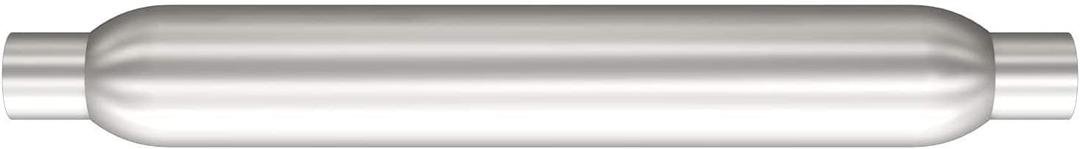MagnaFlow Glasspack Performance Exhaust Muffler 18125: 2.25"/2.25" Inlet/Outlet, 3.5x3.5x18" Round