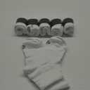 CS CELERSPORT Ankle Athletic Running Socks Low Cut Sport Tab Sock for Men and Women (6 Pairs), Medium, White+Grey+Black