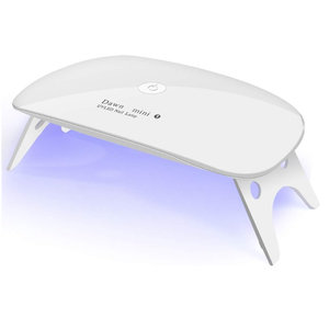Kepma UV LED Nail Dryer Mini lamp Portable Curing Light for Gel Nail Polish,6w(White)