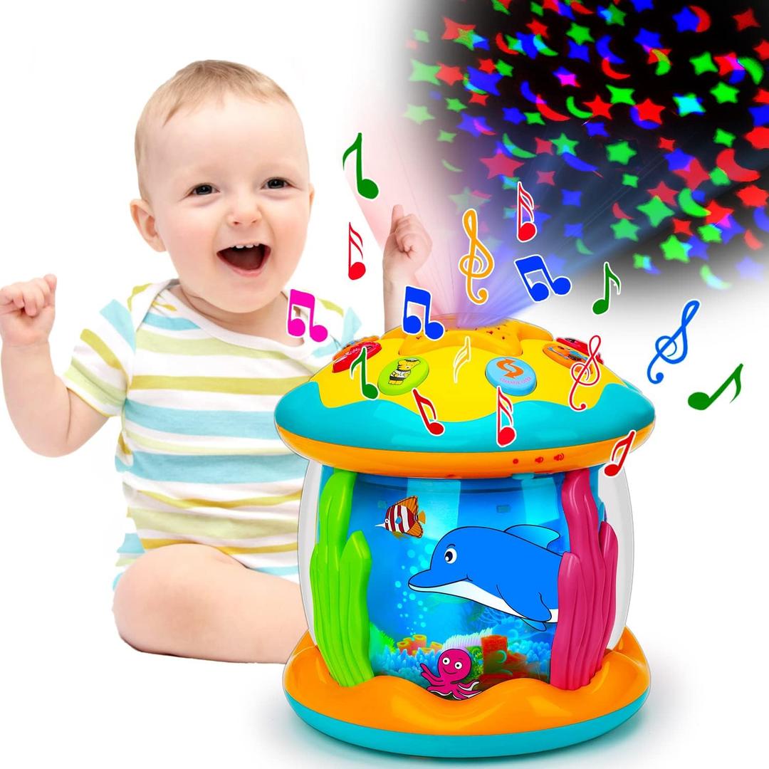 Baby Einstein Sea Dreams Soother Musical Crib Toy and Sound Machine, Newborn and up