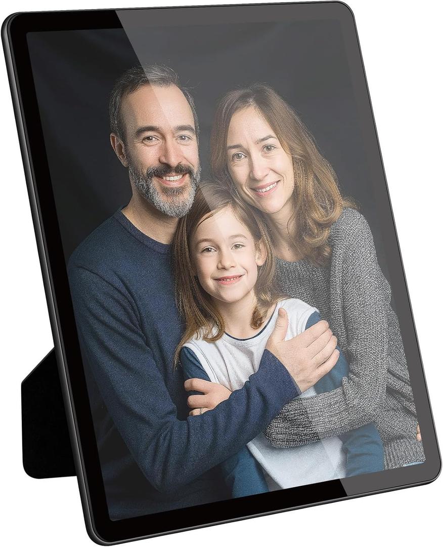 Bluesun Picture Frames 8x10 Black for Wall Hanging or Tabletop - 8 by10 Glass Frame Great for Vertical and Horizontal, Birthday Gifts for Men Boyfriend Dad Boss Loved Ones (8x10, Black)