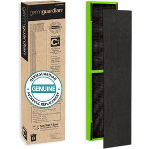 GermGuardian Filter C Toxin Clear HEPA Genuine Replacement Filter, Removes 99.97% of Pollutants, Common VOCs, Household Toxins, for AC5000, AC5250, AC5300, AC5350, CDAP5500, Black/Green, FLT5000VO