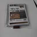 10' x 12' Foremost Tarp 21012 Silver/Brown Dry Top Silver Brown 10-Mil Heavy Duty Reversible Tarp