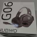 NUBWO Wireless Gaming Headset with Mic for Ps5 Ps4 PC, Zero Interference, 100-Hour Battery All-Day Play, 23ms Sync for Fortnite & Call of Duty/FPS Gamers, Triple Mode All Devices Compatible - Gray