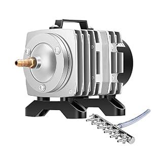 VIVOSUN Commercial Air Pump 634GPH, 25W, 40L/min 6 Outlet for Aquarium and Hydroponic Systems