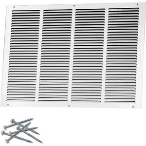 Howeall 24"W x 18"H [Duct Opening Size] Steel Return Air Grille, Air Return Vent Cover for Ceiling and Sidewall - HVAC Air Vent Covers - [Outer Dimensions: 25.75"W x 19.75"H]