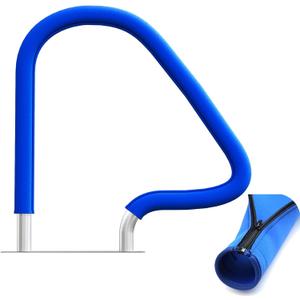 Moleney Pool Handrail Cover, Slip Resistant Pool Hand Railing Grip Sleeve, Rail Grip for Swimming Pool Hand Railing Cover, Safety Grip Sleeve with Zipper(10 feet, Royal Blue)