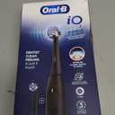 Oral-B Rechargeable Electric Toothbrush, iO2 Starter Kit, 3 Cleaning Modes, Automatic Pressure Sensor to Protect Gums, 2 Brush Heads, Night Black