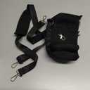 linmaya Water Bottle Carrier Bag for Stanley Cup 40/30oz with Phone Holder Pockets,Neoprene Water Bottle Cross-body Bag with Adjustable Shoulder & Hand Strap Stanley Cup Accessories (black)