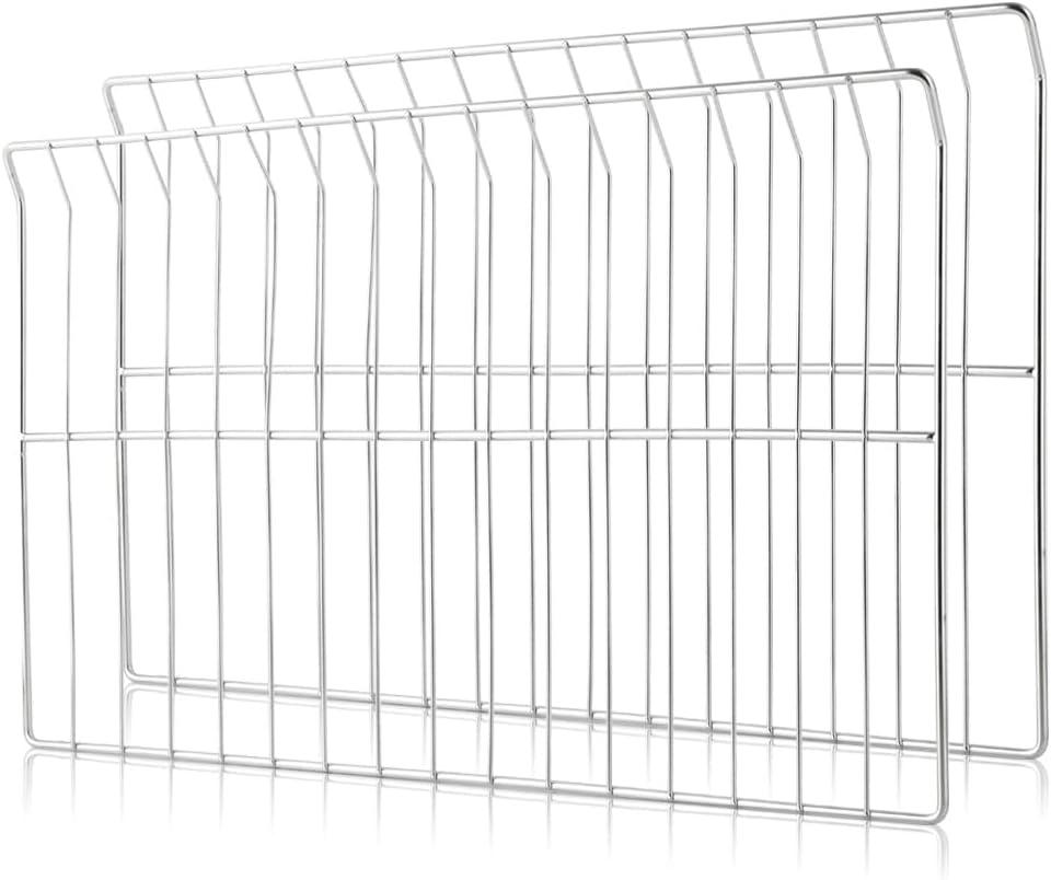 [Upgraded] Range Oven Rack WPW10550642 for Whirlpool/Amana Gas Range Ovens, Replaces W10550642, 3281084, AP6022861, 24.9'' Wide x15.1'' Deep, 304 Stainless Steel (2 Pack)