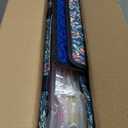 American Mahjong Set, Mahjong Game Set, 166 Tiles with Blue and Red Bag, 4 All-in-One Rack/Pushers, MaJongg Set (Mahjong, Majiang, Ma Jong)