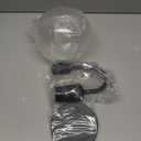 Yosoan 1-Light Brass Modern Vintage Indoor Wall Sconce, Vanity Single Luxury Hardwired Retro Textured Clear Round Globe Glass Shade with Industrial Curved Rod Bathroom Hallway Lamp(Black)